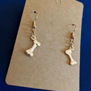 🛍 Dog Treat Dangle Earrings
